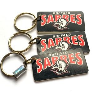 Vintage BUFFALO SABRES Keychains or ornaments-set